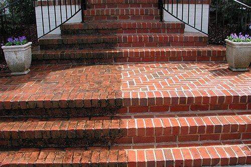 Brick wall resurfaced back to clean face brick in Western Australia