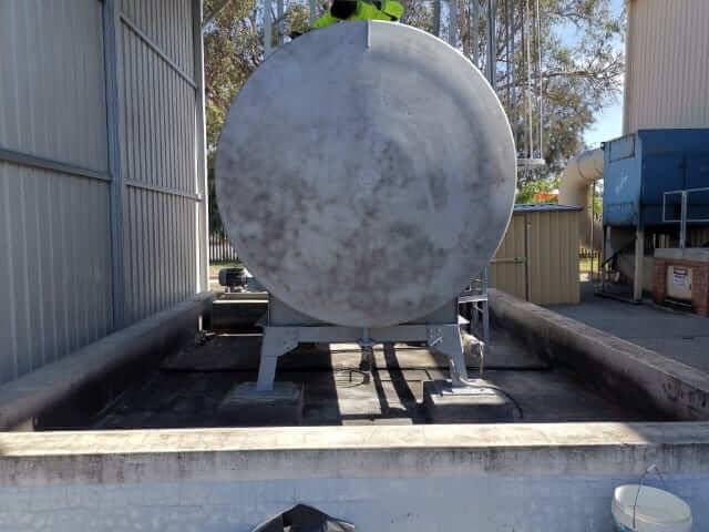 Bulk gas storage tank blasted and recoated in Western Australia