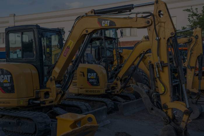 Earthmoving attachment stripped of paint and scale in Western Australia